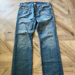 True Religion Classic Straight Blue Jeans